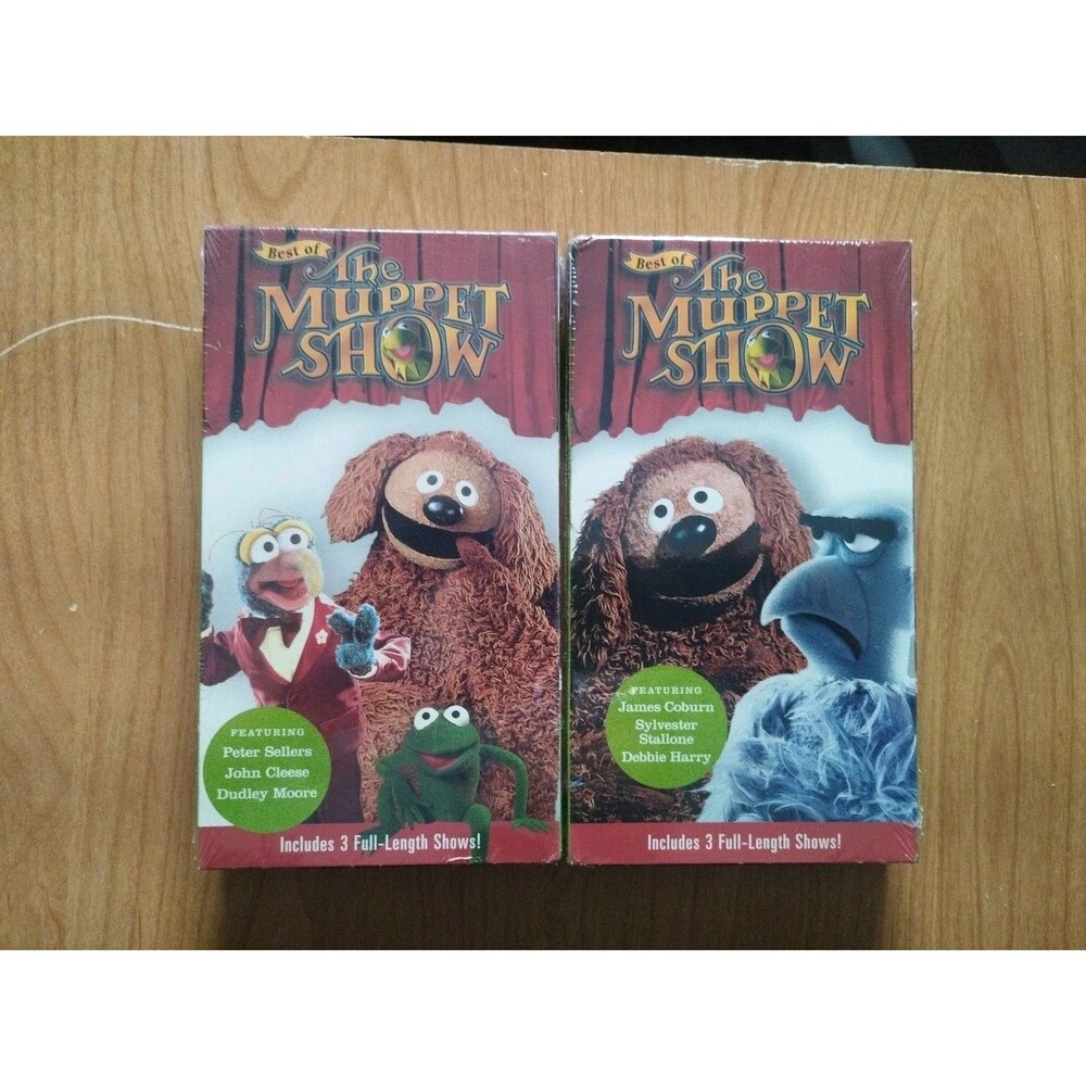 Time Life BEST OF THE MUPPET SHOW VHS Volumes 4 & 9 - New & Sealed